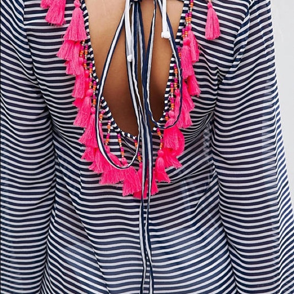 BOOHOO DESIGN  Beach Caftan Cover Up - Picture 3 of 3